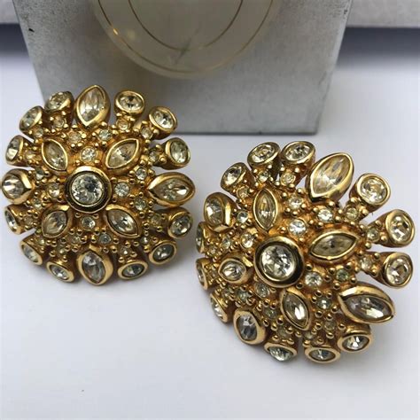 vintage christian dior earrings|farfetch christian dior jewelry.